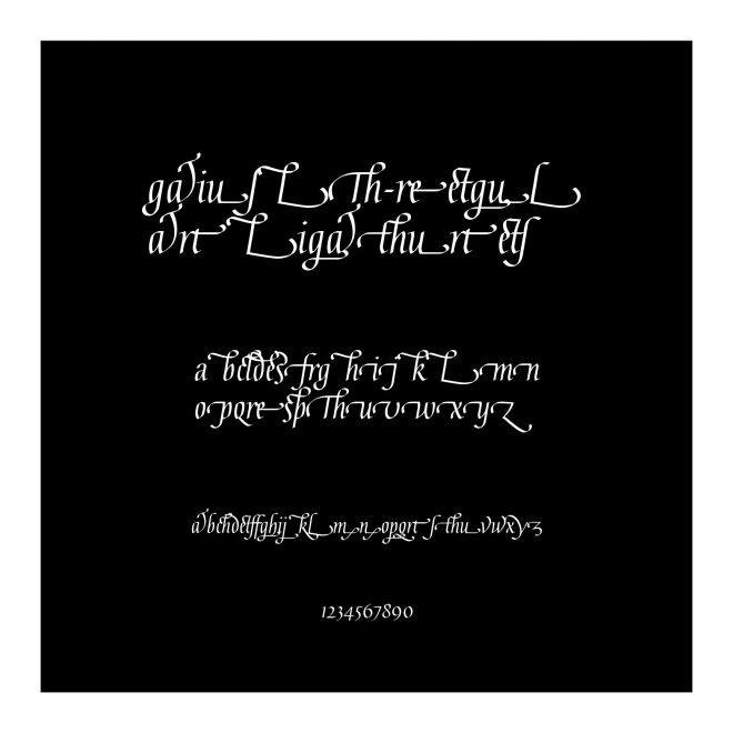 GaiusLT-RegularLigatures