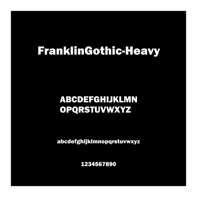 FranklinGothic-Heavy