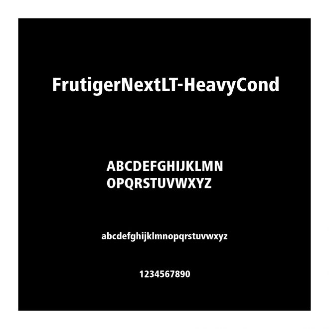 FrutigerNextLT-HeavyCond