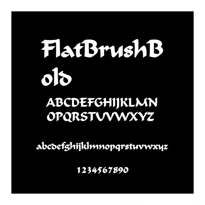 FlatBrushBold