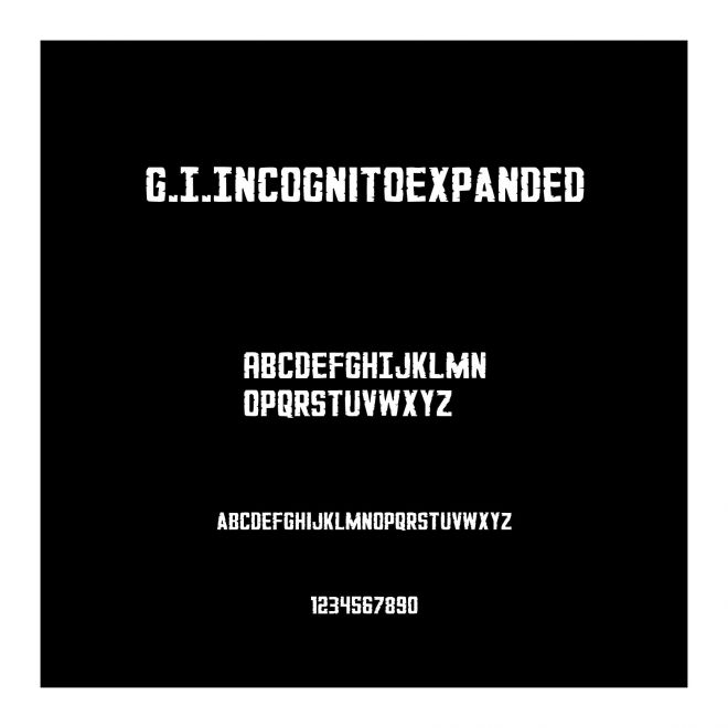 G.I.IncognitoExpanded
