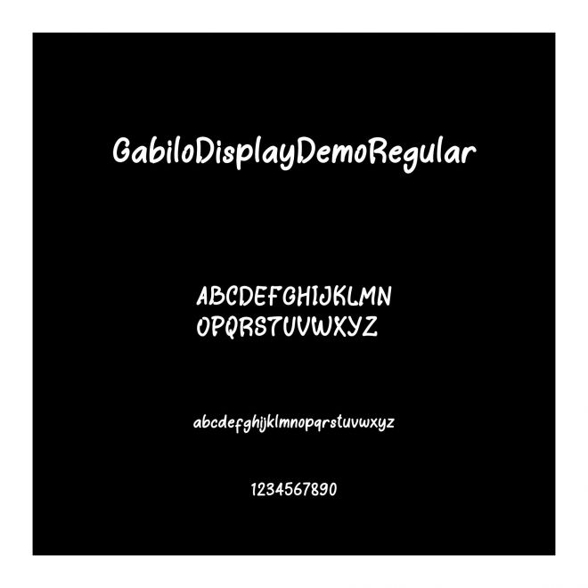 GabiloDisplayDemoRegular