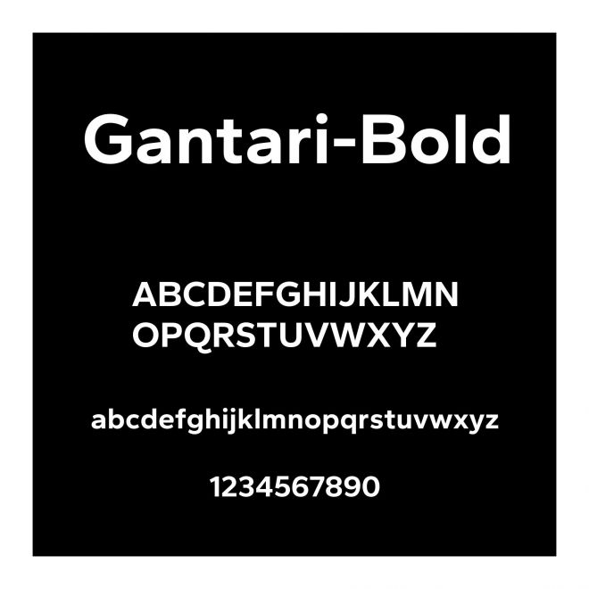 Gantari-Bold