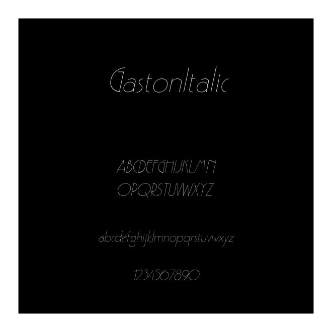 GastonItalic