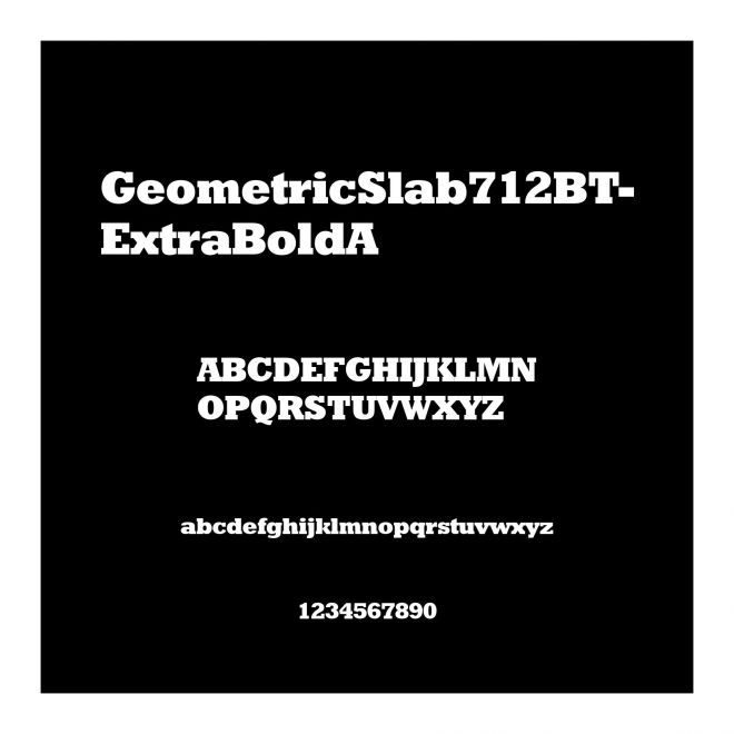 GeometricSlab712BT-ExtraBoldA