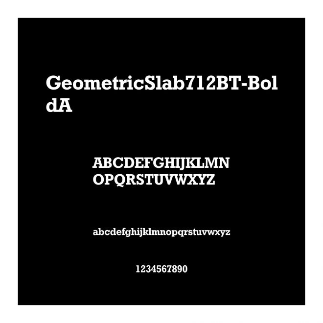 GeometricSlab712BT-BoldA