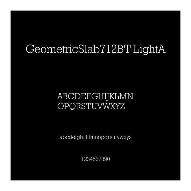 GeometricSlab712BT-LightA