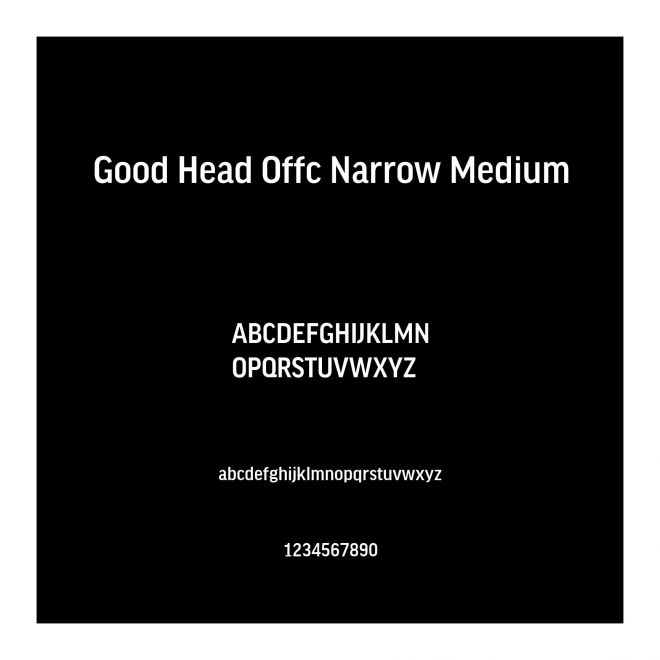 Good Head Offc Narrow Medium