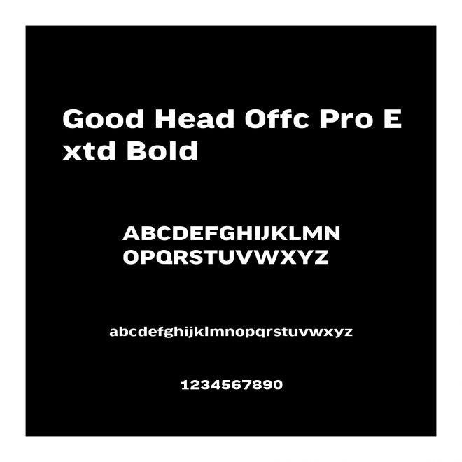 Good Head Offc Pro Extd Bold