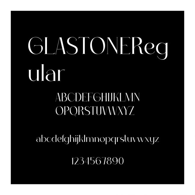 GLASTONERegular