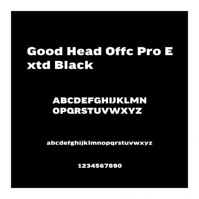 Good Head Offc Pro Extd Black
