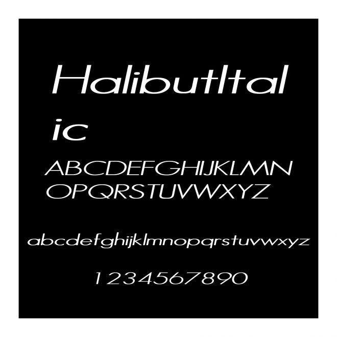 HalibutItalic