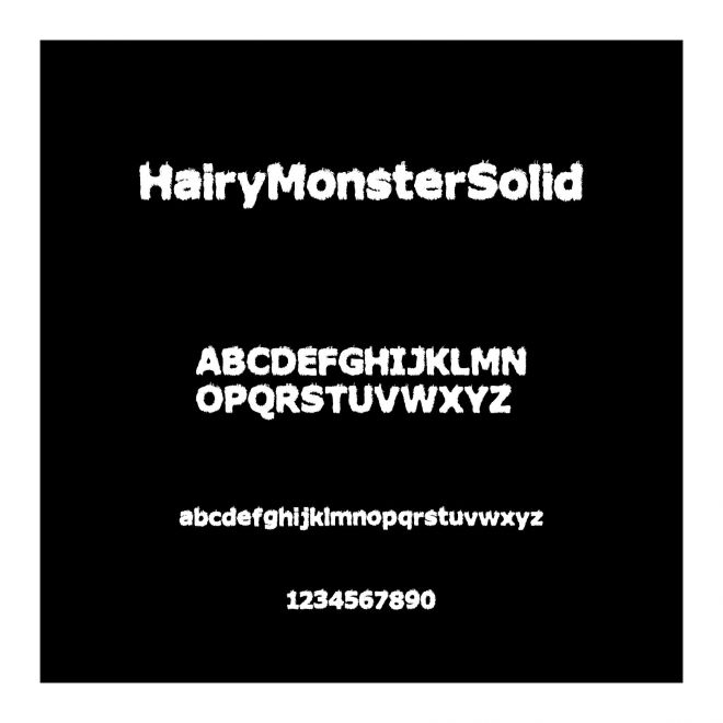 HairyMonsterSolid
