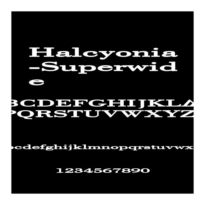 Halcyonia-Superwide