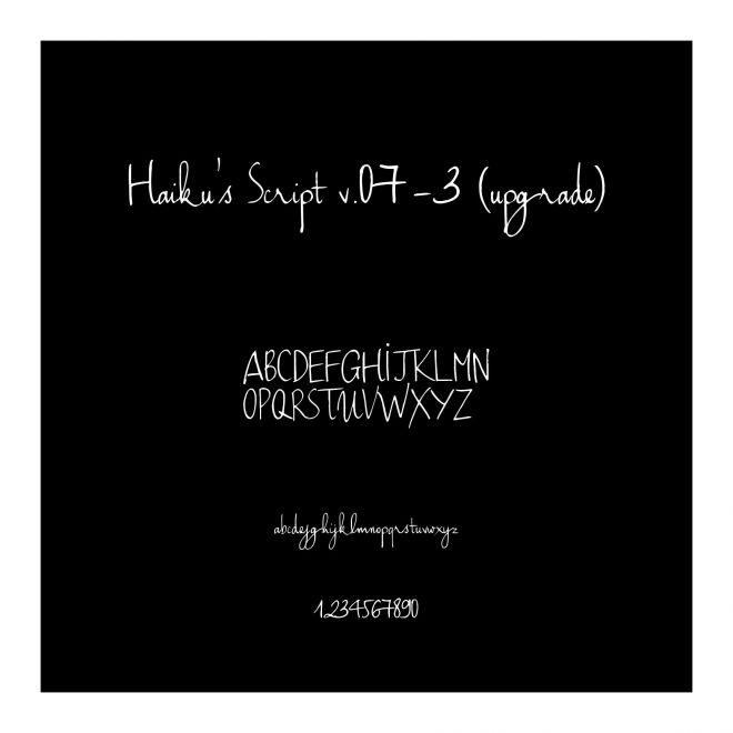 Haiku's Script v.07-3 (upgrade)