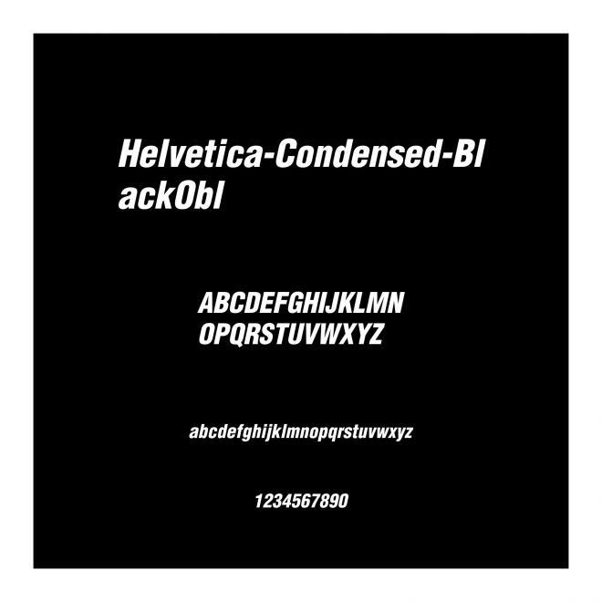 Helvetica-Condensed-BlackObl