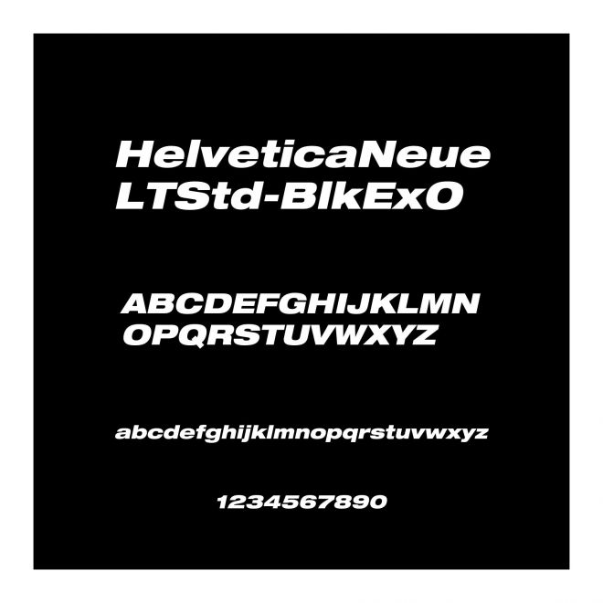 HelveticaNeueLTStd-BlkExO