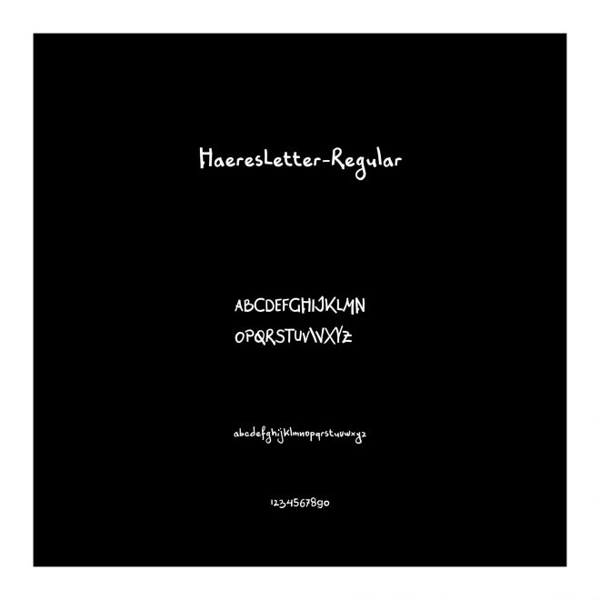 HaeresLetter-Regular