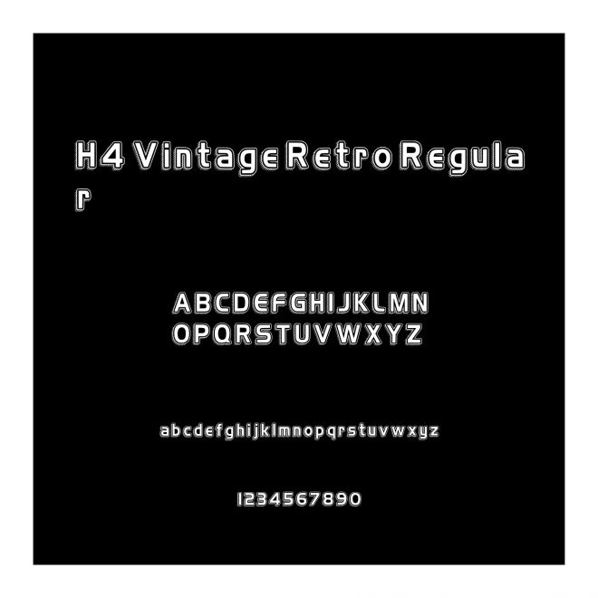 H4 Vintage Retro Regular