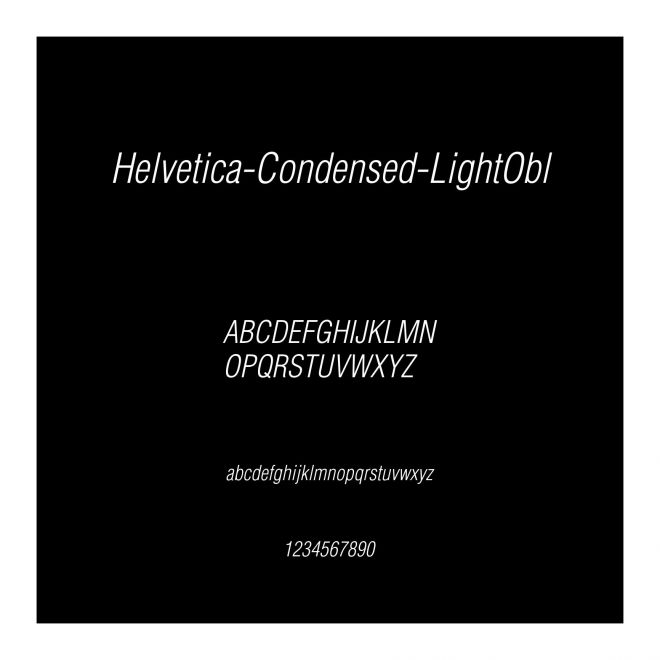 Helvetica-Condensed-LightObl