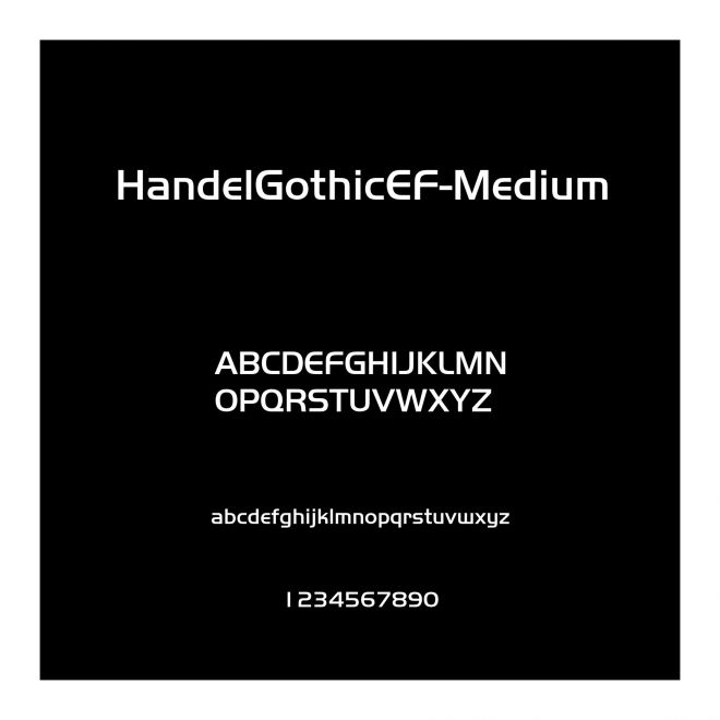 HandelGothicEF-Medium