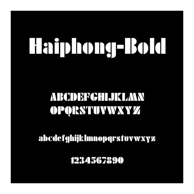 Haiphong-Bold