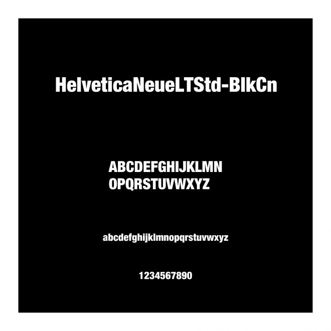 HelveticaNeueLTStd-BlkCn