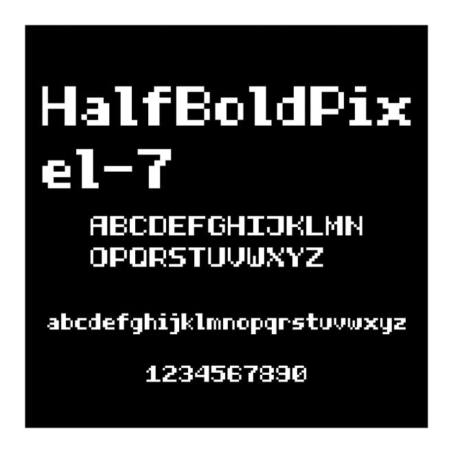 HalfBoldPixel-7