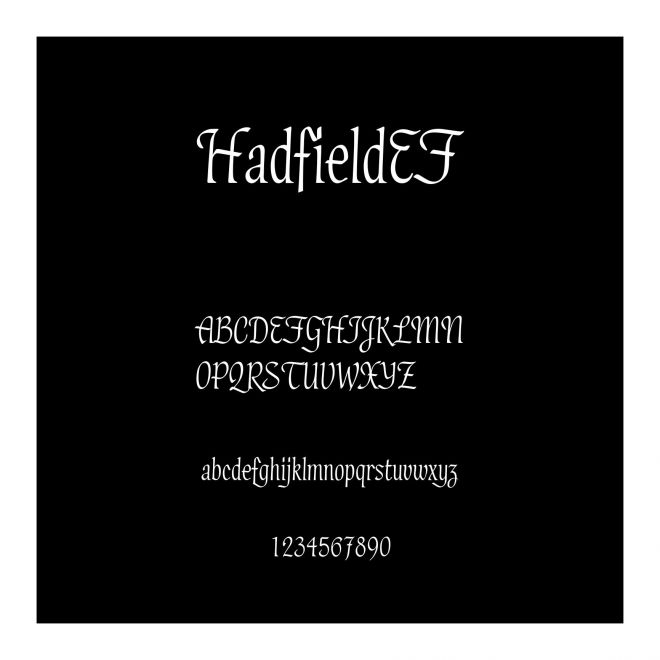 HadfieldEF