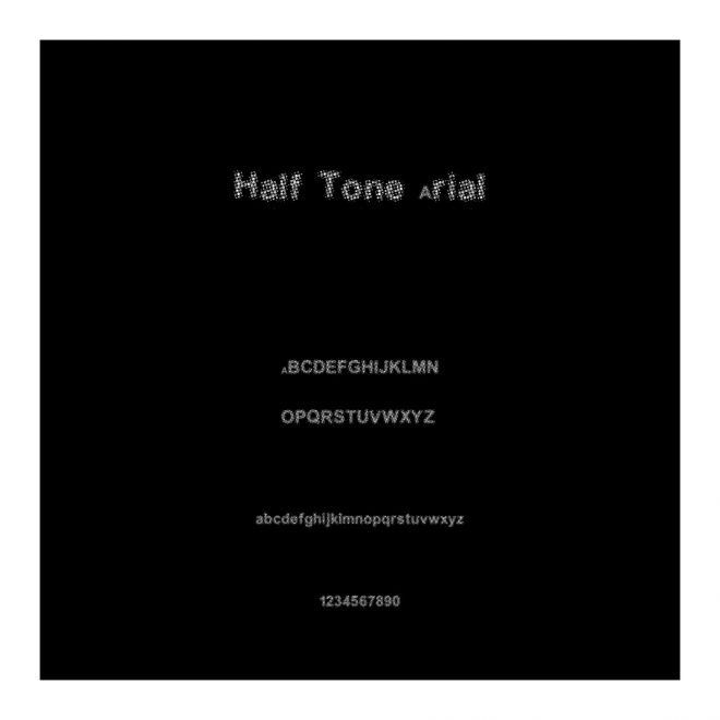 Half Tone Arial