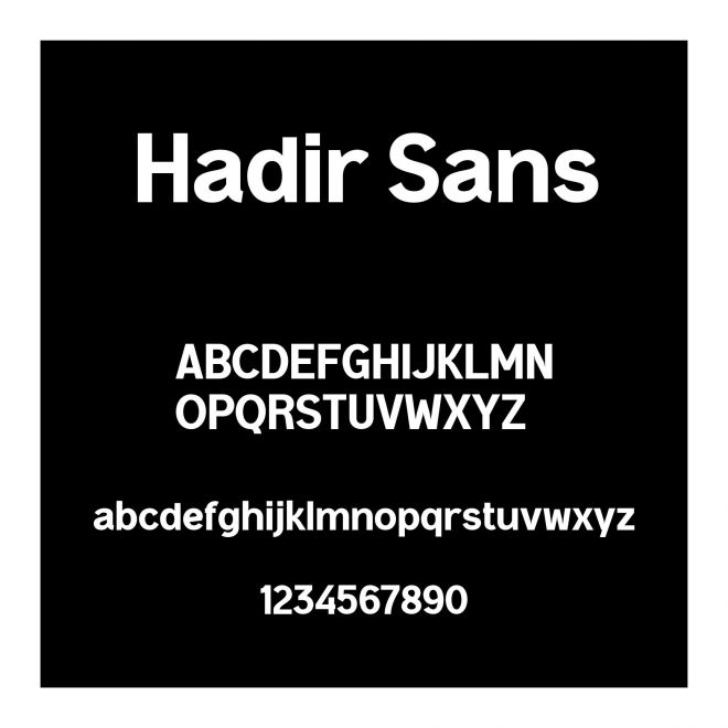 Hadir Sans