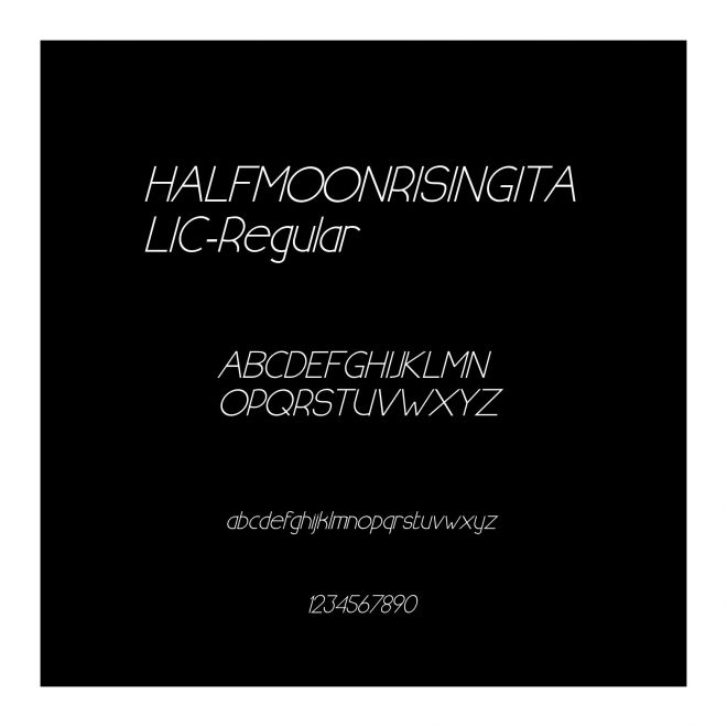 HALFMOONRISINGITALIC-Regular