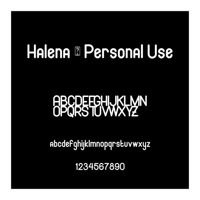 Halena - Personal Use