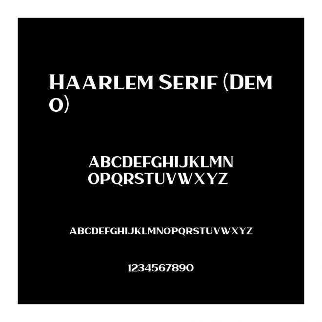 Haarlem Serif (Demo)