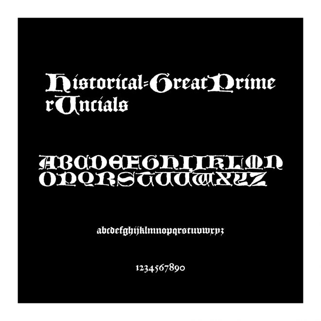 Historical-GreatPrimerUncials