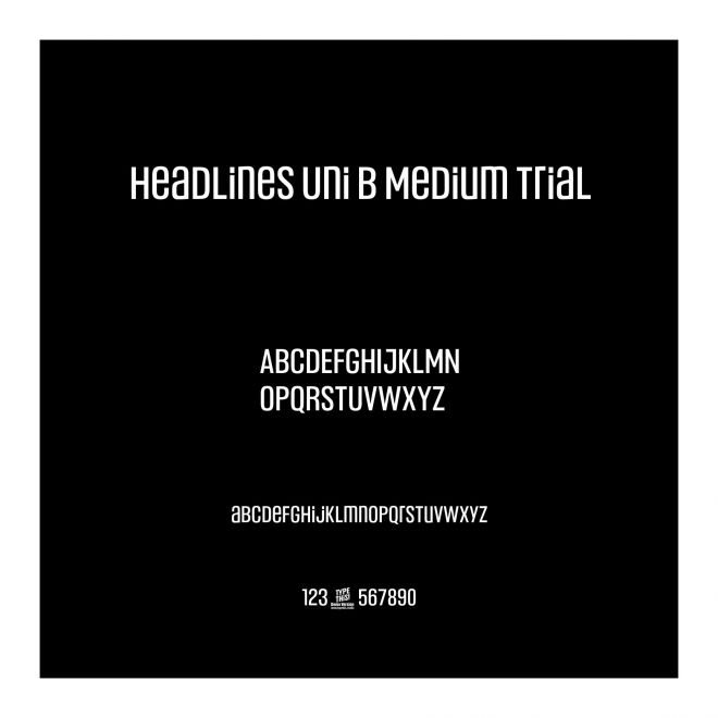 Headlines Uni B Medium Trial