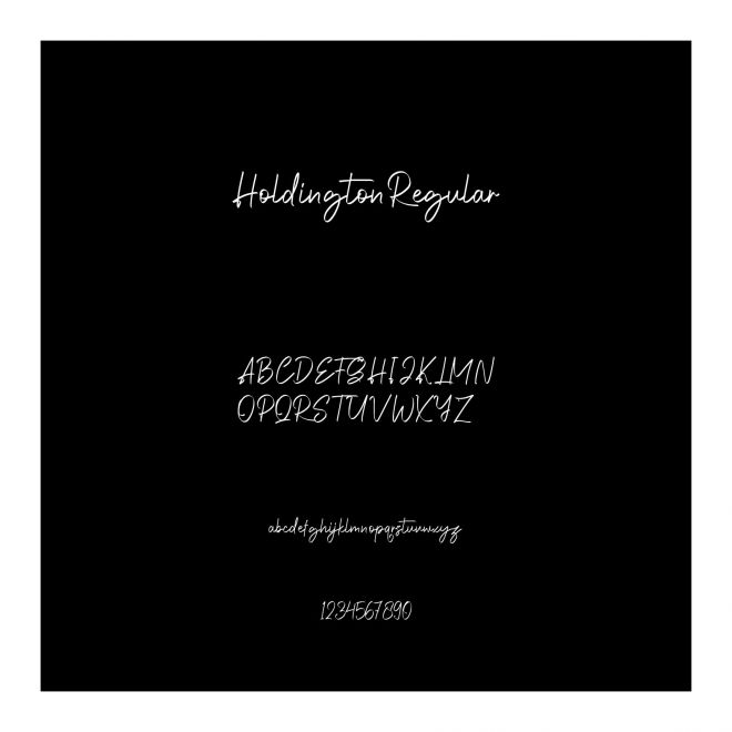 HoldingtonRegular