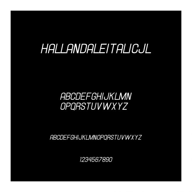HallandaleItalicJL