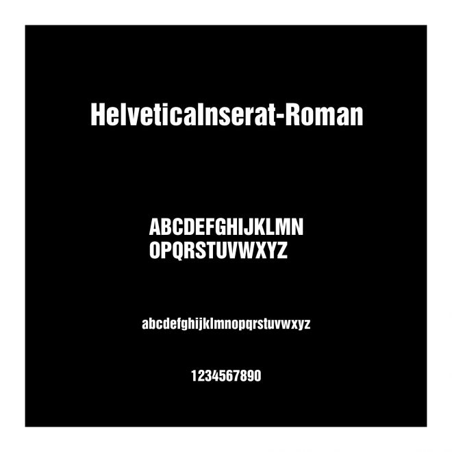 HelveticaInserat-Roman