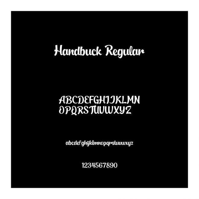 Handbuck Regular