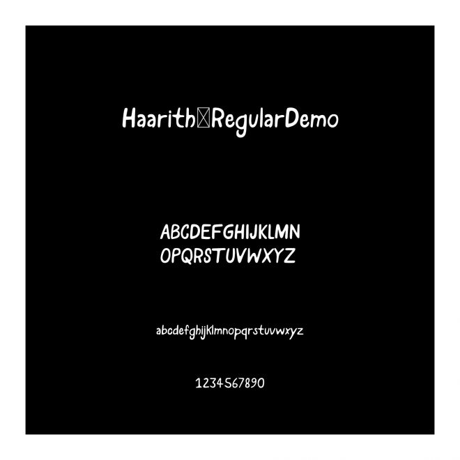 Haarith-RegularDemo