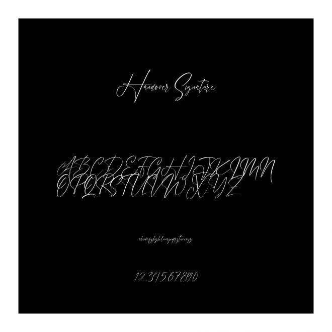 Handover Signature