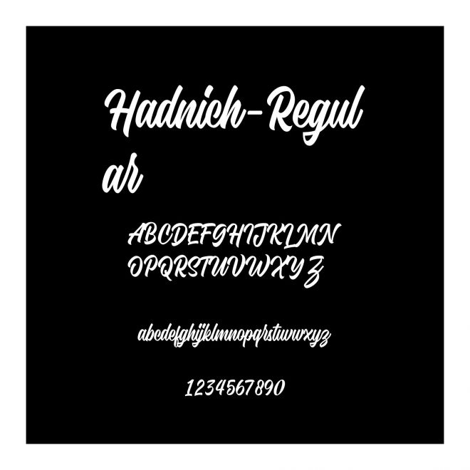 Hadnich-Regular