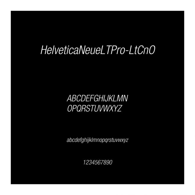 HelveticaNeueLTPro-LtCnO