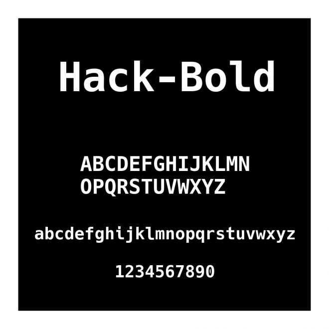 Hack-Bold