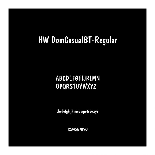 HW DomCasualBT-Regular