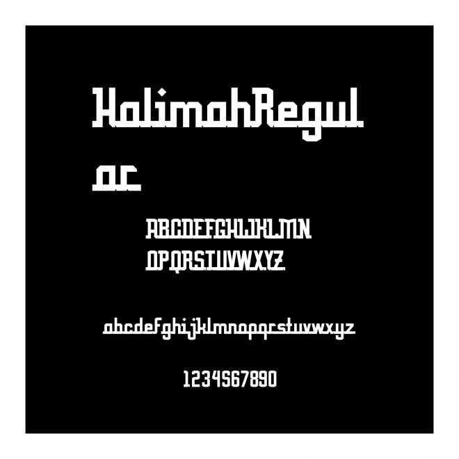 HalimahRegular