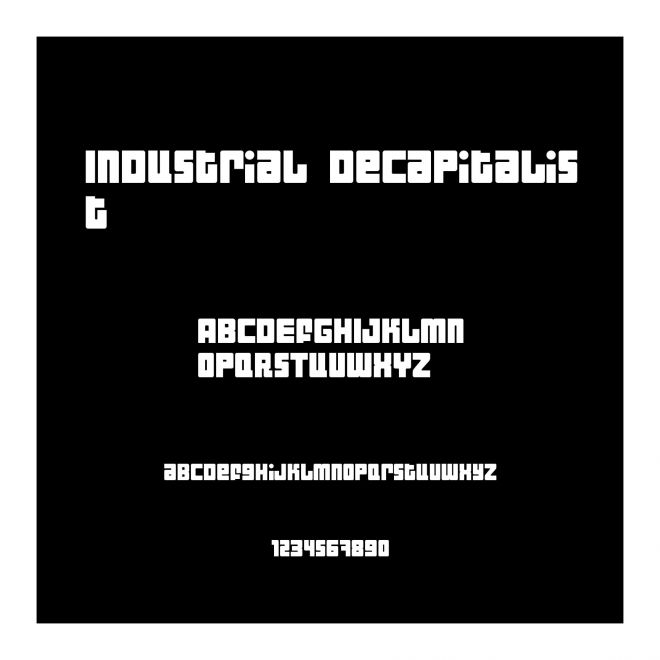 Industrial Decapitalist