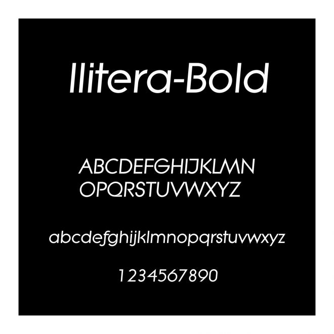 Ilitera-Bold
