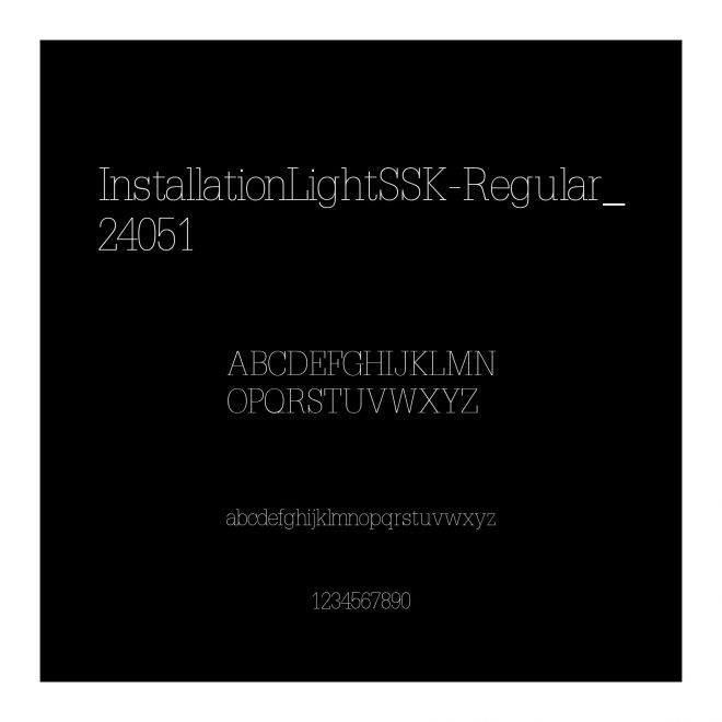 InstallationLightSSK-Regular_24051